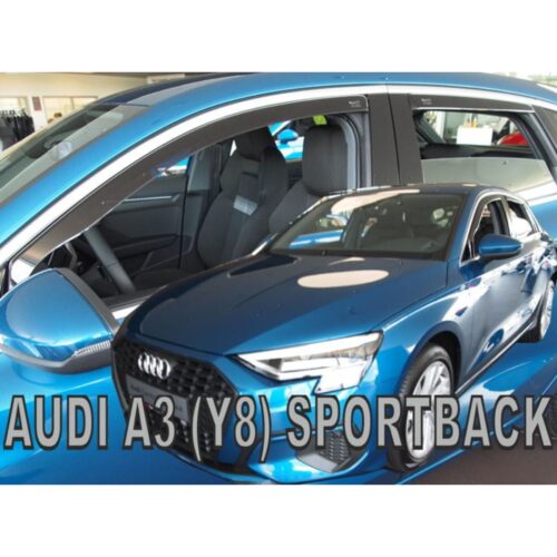 Heko ΑΝΕΜΟΘΡΑΥΣΤΕΣ ΓΙΑ AUDI A3 Y8 SPORTBACK 5D 2020+ ΣΕΤ ΑΥΤΟΚΙΝΗΤΟΥ ΑΠΟ ΕΥΚΑΜΠΤΟ ΦΙΜΕ ΠΛΑΣΤΙΚΟ HEKO – 4 ΤΕΜ.