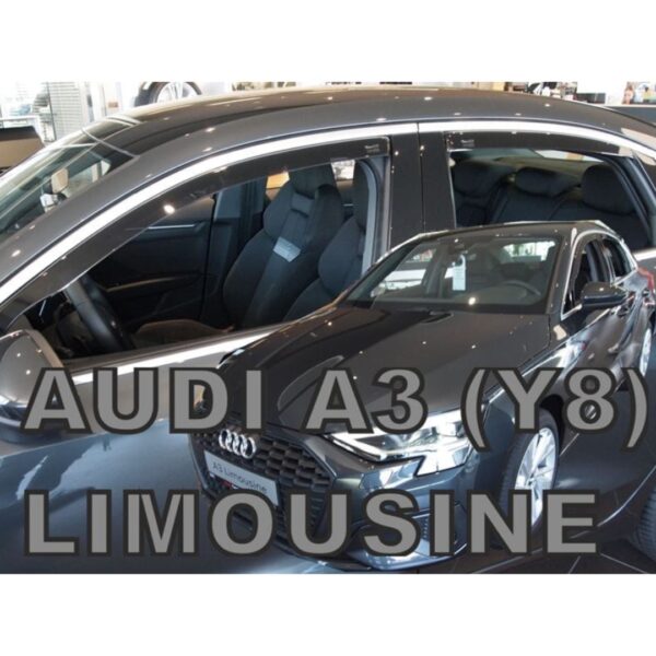 Heko ΑΝΕΜΟΘΡΑΥΣΤΕΣ ΓΙΑ AUDI A3 Y8 LIM. 4D 2020+ ΣΕΤ ΑΥΤΟΚΙΝΗΤΟΥ ΑΠΟ ΕΥΚΑΜΠΤΟ ΦΙΜΕ ΠΛΑΣΤΙΚΟ HEKO - 4 ΤΕΜ.