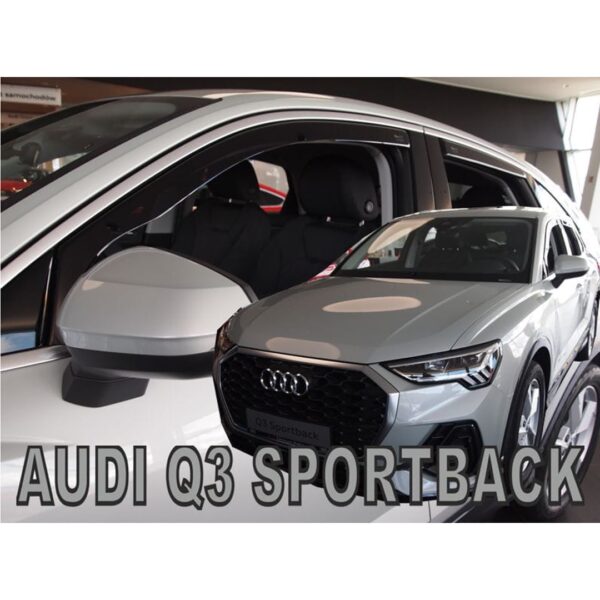 Heko ΑΝΕΜΟΘΡΑΥΣΤΕΣ ΓΙΑ AUDI Q3 5D SPORTBACK 2020+ ΣΕΤ ΑΥΤΟΚΙΝΗΤΟΥ ΑΠΟ ΕΥΚΑΜΠΤΟ ΦΙΜΕ ΠΛΑΣΤΙΚΟ HEKO - 4 ΤΕΜ.