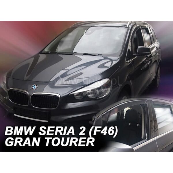 Heko ΑΝΕΜΟΘΡΑΥΣΤΕΣ ΓΙΑ BMW ΣΕΙΡΑ 2 F46 GRAN TOURER 5D 2015+ ΣΕΤ ΑΥΤΟΚΙΝΗΤΟΥ ΑΠΟ ΕΥΚΑΜΠΤΟ ΦΙΜΕ ΠΛΑΣΤΙΚΟ HEKO - 4 ΤΕΜ.