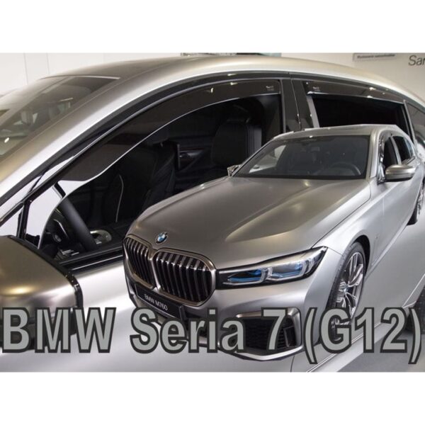Heko ΑΝΕΜΟΘΡΑΥΣΤΕΣ ΓΙΑ BMW G12 ΣΕΙΡΑ 7 4D 2015+ ΣΕΤ ΑΥΤΟΚΙΝΗΤΟΥ ΑΠΟ ΕΥΚΑΜΠΤΟ ΦΙΜΕ ΠΛΑΣΤΙΚΟ HEKO - 4 ΤΕΜ.