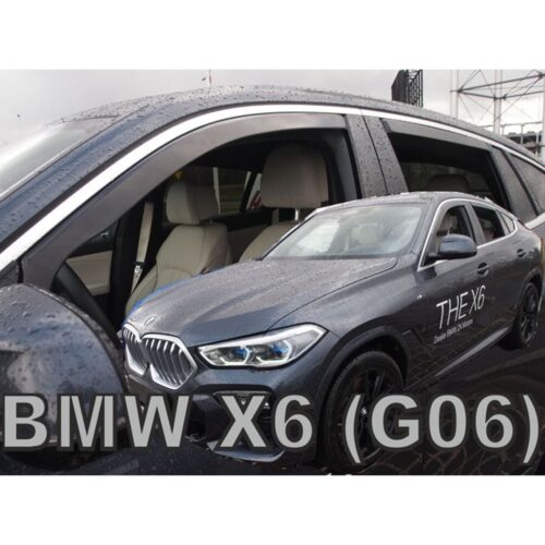 Heko ΑΝΕΜΟΘΡΑΥΣΤΕΣ ΓΙΑ BMW X6 G06 5D 2019+ ΣΕΤ ΑΥΤΟΚΙΝΗΤΟΥ ΑΠΟ ΕΥΚΑΜΠΤΟ ΦΙΜΕ ΠΛΑΣΤΙΚΟ HEKO – 4 ΤΕΜ.