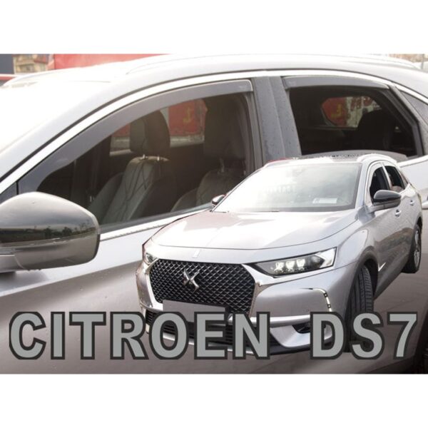 Heko ΑΝΕΜΟΘΡΑΥΣΤΕΣ ΓΙΑ CITROEN DS7 CROSSBACK 5D 2018+ ΣΕΤ ΑΥΤΟΚΙΝΗΤΟΥ ΑΠΟ ΕΥΚΑΜΠΤΟ ΦΙΜΕ ΠΛΑΣΤΙΚΟ HEKO - 4 ΤΕΜ.