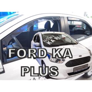 Heko ΑΝΕΜΟΘΡΑΥΣΤΕΣ ΓΙΑ FORD KA PLUS 5D 2014+ ΣΕΤ ΑΥΤΟΚΙΝΗΤΟΥ ΑΠΟ ΕΥΚΑΜΠΤΟ ΦΙΜΕ ΠΛΑΣΤΙΚΟ HEKO - 4 ΤΕΜ.