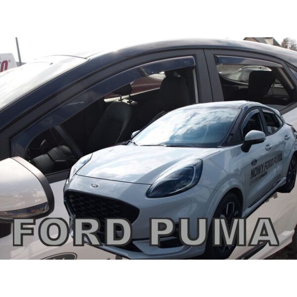 Heko ΑΝΕΜΟΘΡΑΥΣΤΕΣ ΓΙΑ FORD PUMA 5D 2019+ ΣΕΤ ΑΥΤΟΚΙΝΗΤΟΥ ΑΠΟ ΕΥΚΑΜΠΤΟ ΦΙΜΕ ΠΛΑΣΤΙΚΟ HEKO - 4 ΤΕΜ.