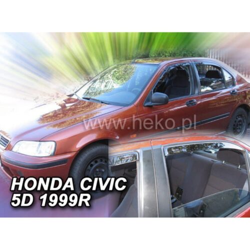 Heko ΑΝΕΜΟΘΡΑΥΣΤΕΣ ΓΙΑ HONDA CIVIC 5D HB/LTB/COMBI 1995-2000 ΣΕΤ ΑΥΤΟΚΙΝΗΤΟΥ ΑΠΟ ΕΥΚΑΜΠΤΟ ΦΙΜΕ ΠΛΑΣΤΙΚΟ HEKO – 4 ΤΕΜ.