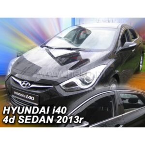 Heko ΑΝΕΜΟΘΡΑΥΣΤΕΣ ΓΙΑ HYUNDAI i40 4D SEDAN 2011+(+OT) ΣΕΤ ΑΥΤΟΚΙΝΗΤΟΥ ΑΠΟ ΕΥΚΑΜΠΤΟ ΦΙΜΕ ΠΛΑΣΤΙΚΟ HEKO - 4 ΤΕΜ.