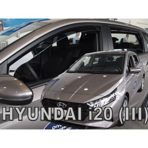 Heko ΑΝΕΜΟΘΡΑΥΣΤΕΣ ΓΙΑ HYUNDAI i20 5D 2020+ – ΣΕΤ ΑΥΤΟΚΙΝΗΤΟΥ ΑΠΟ ΕΥΚΑΜΠΤΟ ΦΙΜΕ ΠΛΑΣΤΙΚΟ HEKO – 4 ΤΕΜ.
