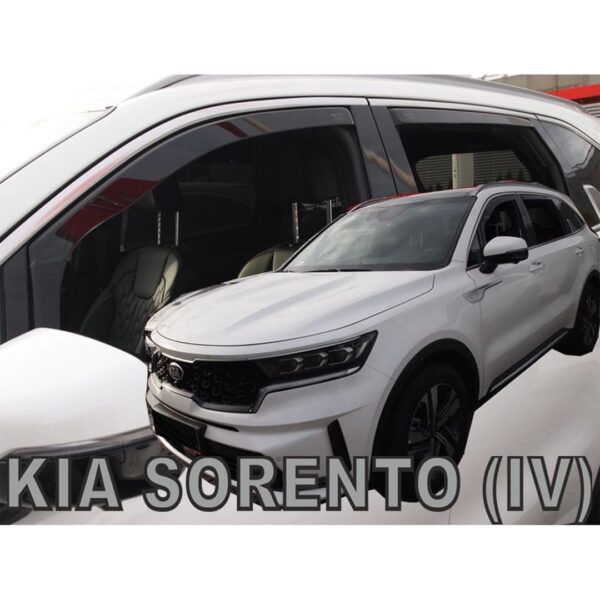 Heko ΑΝΕΜΟΘΡΑΥΣΤΕΣ ΓΙΑ KIA SORENTO 5D 2020+ - ΣΕΤ ΑΥΤΟΚΙΝΗΤΟΥ ΑΠΟ ΕΥΚΑΜΠΤΟ ΦΙΜΕ ΠΛΑΣΤΙΚΟ HEKO - 4 ΤΕΜ.