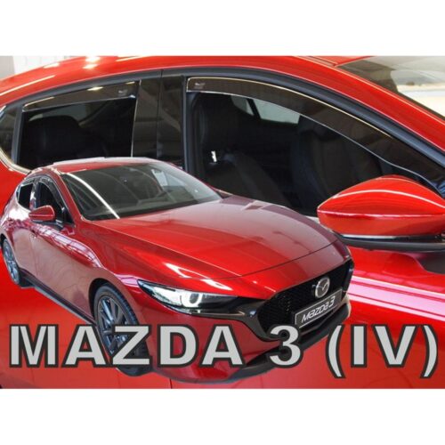 Heko ΑΝΕΜΟΘΡΑΥΣΤΕΣ ΓΙΑ MAZDA 3 5D HB 2019+ ΣΕΤ ΑΥΤΟΚΙΝΗΤΟΥ ΑΠΟ ΕΥΚΑΜΠΤΟ ΦΙΜΕ ΠΛΑΣΤΙΚΟ HEKO – 4 ΤΕΜ.