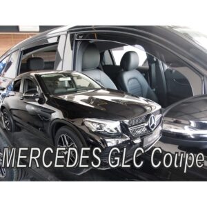 Heko ΑΝΕΜΟΘΡΑΥΣΤΕΣ ΓΙΑ MERCEDES GLC COUPE C253 5D 2017+ ΣΕΤ ΑΥΤΟΚΙΝΗΤΟΥ ΑΠΟ ΕΥΚΑΜΠΤΟ ΦΙΜΕ ΠΛΑΣΤΙΚΟ HEKO - 4 ΤΕΜ.