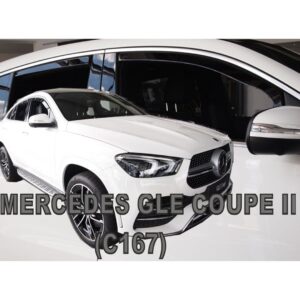 Heko ΑΝΕΜΟΘΡΑΥΣΤΕΣ ΓΙΑ MERCEDES GLE COUPE C167 5D 2019+ ΣΕΤ ΑΥΤΟΚΙΝΗΤΟΥ ΑΠΟ ΕΥΚΑΜΠΤΟ ΦΙΜΕ ΠΛΑΣΤΙΚΟ HEKO - 4 ΤΕΜ.