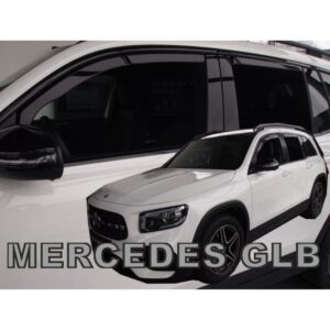 Heko ΑΝΕΜΟΘΡΑΥΣΤΕΣ ΓΙΑ MERCEDES GLB X247 5D 2019+ ΣΕΤ ΑΥΤΟΚΙΝΗΤΟΥ ΑΠΟ ΕΥΚΑΜΠΤΟ ΦΙΜΕ ΠΛΑΣΤΙΚΟ HEKO - 4 ΤΕΜ.