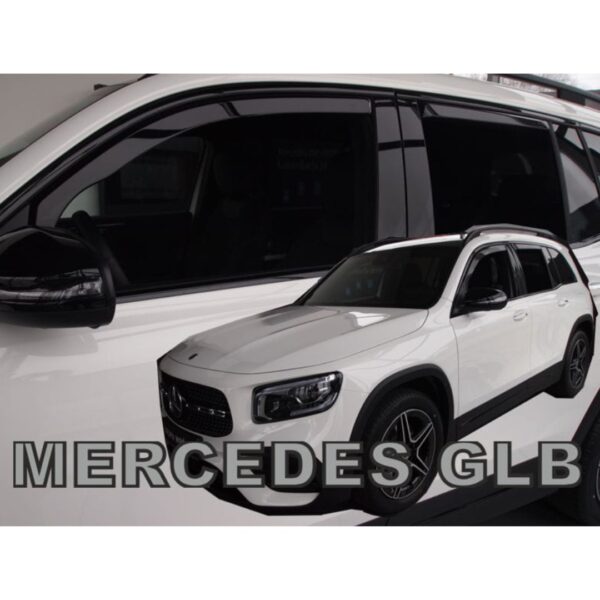 Heko ΑΝΕΜΟΘΡΑΥΣΤΕΣ ΓΙΑ MERCEDES GLB X247 5D 2019+ ΣΕΤ ΑΥΤΟΚΙΝΗΤΟΥ ΑΠΟ ΕΥΚΑΜΠΤΟ ΦΙΜΕ ΠΛΑΣΤΙΚΟ HEKO - 4 ΤΕΜ.