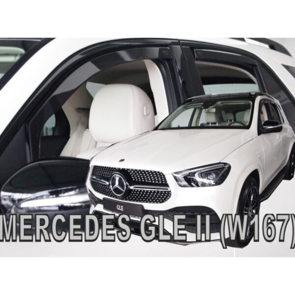 Heko ΑΝΕΜΟΘΡΑΥΣΤΕΣ ΓΙΑ MERCEDES GLE W167 5D 2019+ ΣΕΤ ΑΥΤΟΚΙΝΗΤΟΥ ΑΠΟ ΕΥΚΑΜΠΤΟ ΦΙΜΕ ΠΛΑΣΤΙΚΟ HEKO - 4 ΤΕΜ.