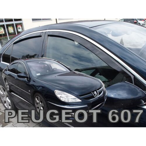 Heko ΑΝΕΜΟΘΡΑΥΣΤΕΣ ΓΙΑ PEUGEOT 607 SEDAN 4D 1999-2010 ΣΕΤ ΑΥΤΟΚΙΝΗΤΟΥ ΑΠΟ ΕΥΚΑΜΠΤΟ ΦΙΜΕ ΠΛΑΣΤΙΚΟ HEKO – 4 ΤΕΜ.