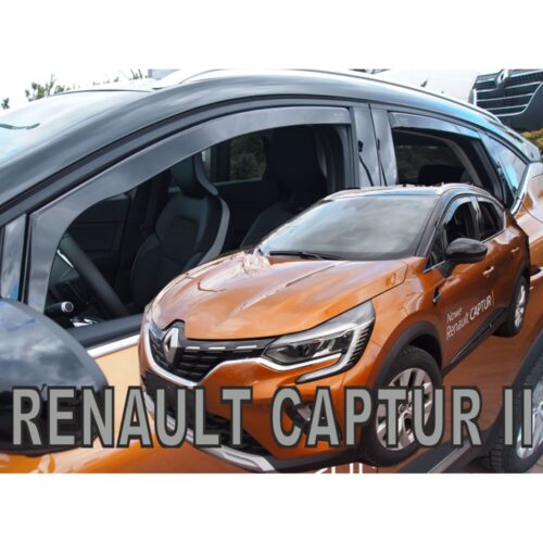 Heko ΑΝΕΜΟΘΡΑΥΣΤΕΣ ΓΙΑ RENAULT CAPTUR 5D 2019+ ΣΕΤ ΑΥΤΟΚΙΝΗΤΟΥ ΑΠΟ ΕΥΚΑΜΠΤΟ ΦΙΜΕ ΠΛΑΣΤΙΚΟ HEKO – 4 ΤΕΜ.