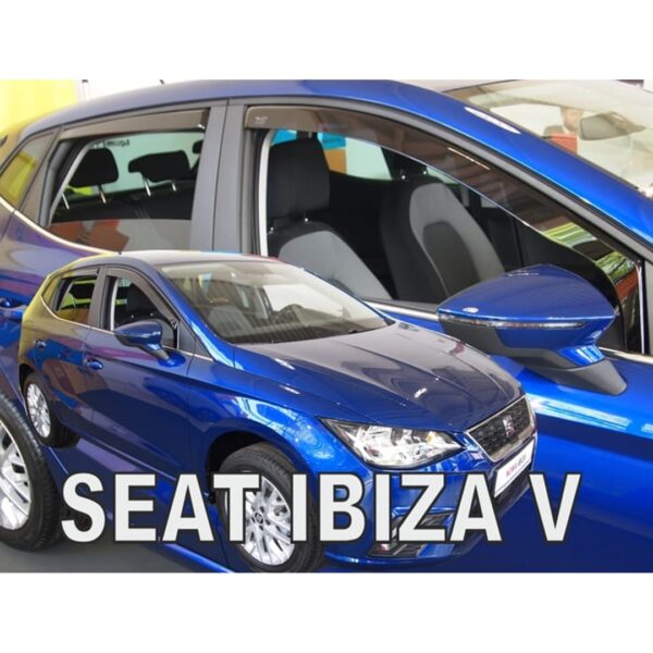Heko ΑΝΕΜΟΘΡΑΥΣΤΕΣ ΓΙΑ SEAT IBIZA 5D 2017+ ΣΕΤ ΑΥΤΟΚΙΝΗΤΟΥ ΑΠΟ ΕΥΚΑΜΠΤΟ ΦΙΜΕ ΠΛΑΣΤΙΚΟ HEKO - 4 ΤΕΜ.