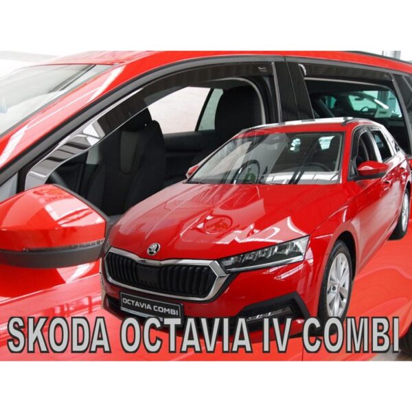 Heko ΑΝΕΜΟΘΡΑΥΣΤΕΣ ΓΙΑ SKODA OCTAVIA A8 COMBI (SW) 5D 2020+ ΣΕΤ ΑΥΤΟΚΙΝΗΤΟΥ ΑΠΟ ΕΥΚΑΜΠΤΟ ΦΙΜΕ ΠΛΑΣΤΙΚΟ HEKO - 4 ΤΕΜ.