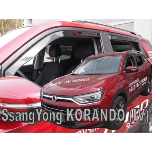 Heko ΑΝΕΜΟΘΡΑΥΣΤΕΣ ΓΙΑ SSANGYONG KORANDO 5D 2019+ ΣΕΤ ΑΥΤΟΚΙΝΗΤΟΥ ΑΠΟ ΕΥΚΑΜΠΤΟ ΦΙΜΕ ΠΛΑΣΤΙΚΟ HEKO – 4 ΤΕΜ.