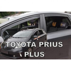 Heko ΑΝΕΜΟΘΡΑΥΣΤΕΣ ΓΙΑ TOYOTA PRIUS PLUS 5D 2011+ ΣΕΤ ΑΥΤΟΚΙΝΗΤΟΥ ΑΠΟ ΕΥΚΑΜΠΤΟ ΦΙΜΕ ΠΛΑΣΤΙΚΟ HEKO - 4 ΤΕΜ.