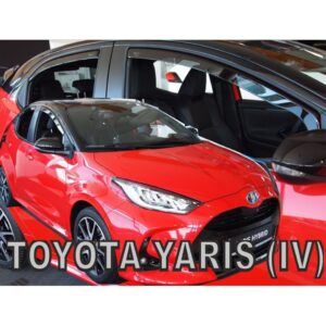 Heko ΑΝΕΜΟΘΡΑΥΣΤΕΣ ΓΙΑ TOYOTA YARIS 5D 2019+ / MAZDA 2 HYBRID 5D 2022+ (ΥΒΡΙΔΙΚΟ) ΣΕΤ ΑΥΤΟΚΙΝΗΤΟΥ ΑΠΟ ΕΥΚΑΜΠΤΟ ΦΙΜΕ ΠΛΑΣΤΙΚΟ HEKO - 4 ΤΕΜ.
