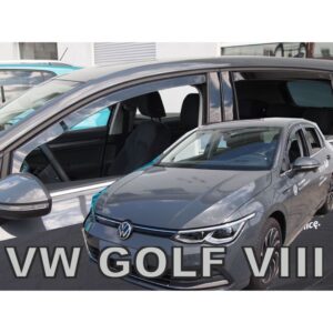 Heko ΑΝΕΜΟΘΡΑΥΣΤΕΣ ΓΙΑ VW GOLF 8 5D 2020+ ΣΕΤ ΑΥΤΟΚΙΝΗΤΟΥ ΑΠΟ ΕΥΚΑΜΠΤΟ ΦΙΜΕ ΠΛΑΣΤΙΚΟ HEKO - 4 ΤΕΜ.