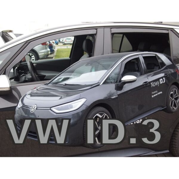 Heko ΑΝΕΜΟΘΡΑΥΣΤΕΣ ΓΙΑ VW ID.3 5D 2020+ ΣΕΤ ΑΥΤΟΚΙΝΗΤΟΥ ΑΠΟ ΕΥΚΑΜΠΤΟ ΦΙΜΕ ΠΛΑΣΤΙΚΟ HEKO - 4 ΤΕΜ.