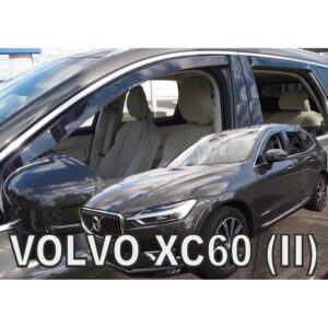 Heko ΑΝΕΜΟΘΡΑΥΣΤΕΣ ΓΙΑ VOLVO XC60 II 5D 2017+ ΣΕΤ ΑΥΤΟΚΙΝΗΤΟΥ ΑΠΟ ΕΥΚΑΜΠΤΟ ΦΙΜΕ ΠΛΑΣΤΙΚΟ HEKO - 4 ΤΕΜ.