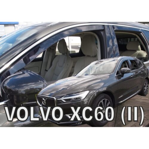 Heko ΑΝΕΜΟΘΡΑΥΣΤΕΣ ΓΙΑ VOLVO XC60 II 5D 2017+ ΣΕΤ ΑΥΤΟΚΙΝΗΤΟΥ ΑΠΟ ΕΥΚΑΜΠΤΟ ΦΙΜΕ ΠΛΑΣΤΙΚΟ HEKO – 4 ΤΕΜ.