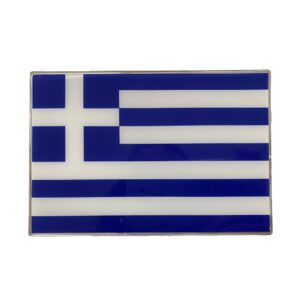 Race Axion GREECE ΑΥΤΟΚΟΛΛΗΤΗ ΕΛΛΗΝΙΚΗ ΣΗΜΑΙΑ 13,8 X 9,4 cm ΜΠΛΕ/ΛΕΥΚΟ/ΧΡΩΜΙΟ ΜΕ ΕΠΙΚΑΛΥΨΗ ΕΠΟΞΕΙΔΙΚΗΣ ΡΥΤΙΝΗΣ (ΥΓΡΟ ΓΥΑΛΙ) - 1 ΤΕΜ.