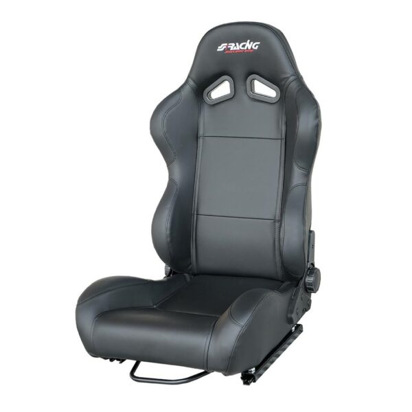 Simoni Racing ΚΑΘΙΣΜΑ TAZIO BLACK ΑΝΑΚΛΙΝΟΜΕΝΟ ΜΑΥΡΟ ΟΙΚΟΛΟΓΙΚΟ ΔΕΡΜΑ (ΧΩΡΙΣ ΣΙΔΗΡΟΔΡΟΜΟ) SIMONI RACING - 1 ΤΕΜ.