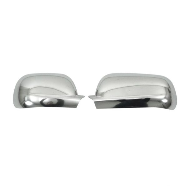 Omtec ΚΑΠΑΚΙΑ ΚΑΘΡΕΠΤΩΝ ΓΙΑ SEAT IBIZA 5D 1999-2002 /TOLEDO/ CORDOBA/ BORA/ GOLF 4/ PASSAT ΧΡΩΜΙΟΥ ΑΣΥΜΜΕΤΡΑ ΣΑΤΙΝΕ ΠΛΑΣΤΙΚΑ - 2 ΤΕΜ.