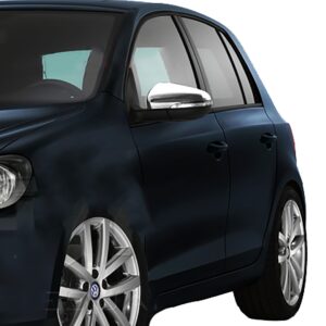 S-dizayn ΚΑΠΑΚΙΑ ΚΑΘΡΕΠΤΗ ΧΡΩΜΙΟΥ ΜΕΤΑΛΛΙΚΑ ΓΙΑ VW GOLF 6 5D 2010-2013 ΧΡΩΜΙΟ ΜΕΤΑΛΛΙΚΑ