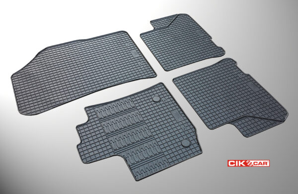 Cik ΜΑΡΚΕ ΠΑΤΑΚΙΑ ΣΕ ΣΚΑΦΗ ΛΑΣΤΙΧΟ ΓΙΑ DACIA DOKKER 2012-2021 / DACIA LODGY 2012+ ΣΕ ΜΑΥΡΟ ΧΡΩΜΑ ΜΕ ΚΟΥΜΠΩΜΑΤΑ CIK - 4 ΤΕΜ.