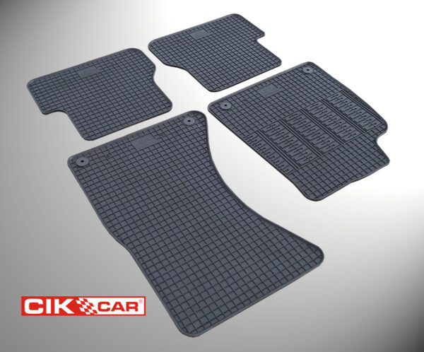 Cik ΜΑΡΚΕ ΠΑΤΑΚΙΑ ΣΕ ΣΚΑΦΗ ΛΑΣΤΙΧΟ ΓΙΑ AUDI A6 2011-2018 / A7 2010-2018 ΣΕ ΜΑΥΡΟ ΧΡΩΜΑ ΜΕ ΚΟΥΜΠΩΜΑΤΑ CIK - 4 ΤΕΜ.