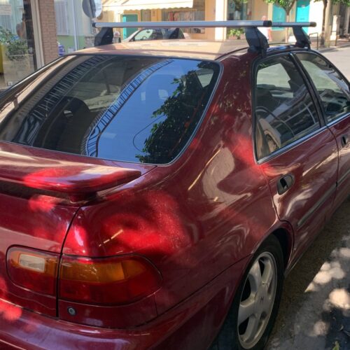 MENABO KIT ΜΕ ΜΠΑΡΕΣ ΟΡΟΦΗΣ ΓΙΑ HONDA CIVIC VI SEDAN 4D 1996-2001 ΑΛΟΥΜΙΝΙΟΥ TEMA MENABO (AL1-3360-FIX026G)-2 ΤΕΜ.