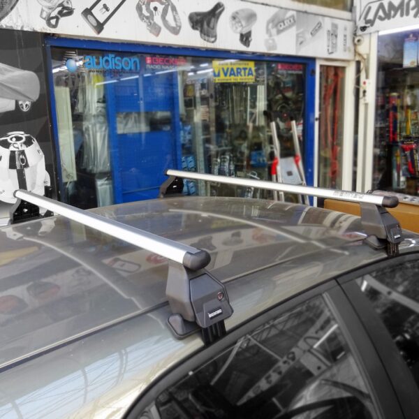 MENABO KIT ΜΕ ΜΠΑΡΕΣ ΟΡΟΦΗΣ ΓΙΑ TOYOTA AURIS / COROLLA E210 HTB / TOURING SPORTS 5D 2018+ ΑΛΟΥΜΙΝΙΟΥ TEMA MENABO (AL1-3360-FIX048G)-2 ΤΕΜ. - Image 2