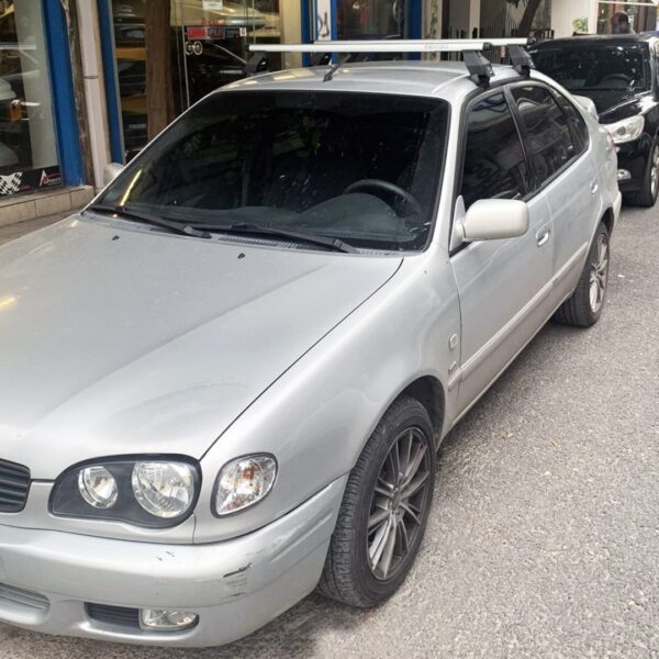 MENABO KIT ΜΕ ΜΠΑΡΕΣ ΟΡΟΦΗΣ ΓΙΑ TOYOTA COROLLA HTB 5D 1997-2001 ΑΛΟΥΜΙΝΙΟΥ TEMA MENABO (AL1-3360-FIX026G)-2 ΤΕΜ. - Image 2