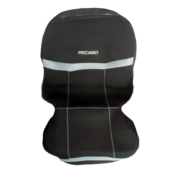 Race Axion ΗΜΙΚΑΛΥΜΜΑΤΑ ΚΑΘΙΣΜΑΤΩΝ BUCKET RECARO ΜΑΥΡΟ/ΓΚΡΙ ΜΕ ΥΠΟΔΟΧΗ ΠΡΟΣΚΕΦΑΛΟΥ VELCRO & ΠΡΟΣΚΕΦΑΛΟ - 2 ΤΕΜ.