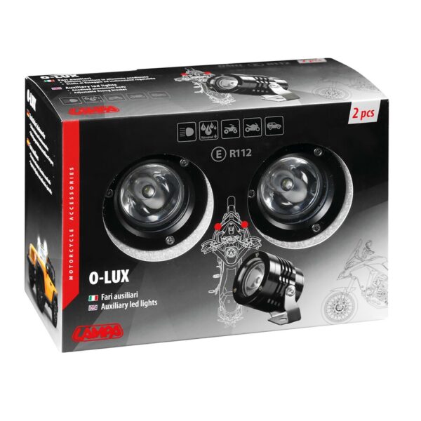 Lampa ΠΡΟΒΟΛΕΙΣ ΣΤΡΟΓΓΥΛΟΙ  ΜΕ ΒΑΣΗ O-LUX 1LED SMD 6000K 1800LM 12V 18W  ΚΑΡΦΙ 36Δχ68Υχ55Β mm  ΜΑΥΡΑ 2 ΤΕΜ - Image 3