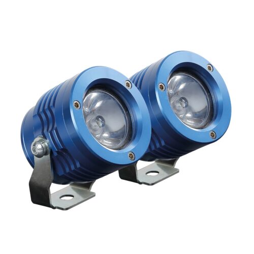 Lampa ΠΡΟΒΟΛΕΙΣ ΣΤΡΟΓΓΥΛΟΙ  ΜΕ ΒΑΣΗ O-LUX 1LED SMD 6000K 1800LM 12V 18W  ΚΑΡΦΙ 36Δχ68Υχ55Β mm ΜΠΛΕ 2 ΤΕΜ