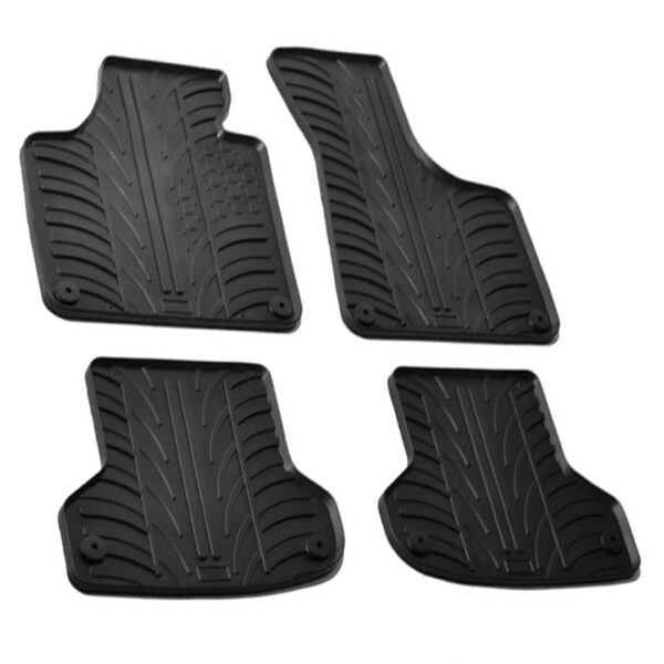 Lampa ΜΑΡΚΕ ΠΑΤΑΚΙΑ ΣΕ ΣΚΑΦΗ ΛΑΣΤΙΧΟ ΓΙΑ AUDI A3 CABRIO 3D / SPORTBACK 5D 5/2003-10/2012 SUMISURA ΣΕ ΜΑΥΡΟ ΧΡΩΜΑ ME ΚΟΥΜΠΩΜΑΤΑ LAMPA - 4 ΤΕΜ.