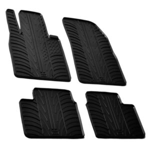 Lampa LAMPA - ΠΑΤΑΚΙΑ ΑΥΤΟΚΙΝΗΤΟΥ ΑΠΟ ΛΑΣΤΙΧΟ ΓΙΑ NISSAN MICRA 11/2010-2017 ΣΕ ΜΑΥΡΟ ΧΡΩΜΑ ME ΚΟΥΜΠΩΜΑΤΑ - 4 ΤΕΜ.