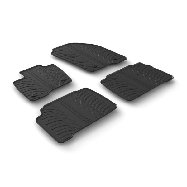 Lampa ΜΑΡΚΕ ΠΑΤΑΚΙΑ ΣΕ ΣΚΑΦΗ ΛΑΣΤΙΧΟ ΓΙΑ FORD GALAXY 10/2015-10/2019 / GALAXY 11/2019+ SUMISURA ΣΕ ΜΑΥΡΟ ΧΡΩΜΑ ME ΚΟΥΜΠΩΜΑΤΑ LAMPA - 4 ΤΕΜ.