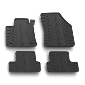 Lampa LAMPA - ΠΑΤΑΚΙΑ ΑΥΤΟΚΙΝΗΤΟΥ ΑΠΟ ΛΑΣΤΙΧΟ ΓΙΑ RENAULT MEGANE 5D 01/2016+ ΣΕ ΜΑΥΡΟ ΧΡΩΜΑ ME ΚΟΥΜΠΩΜΑΤΑ - 4 ΤΕΜ.