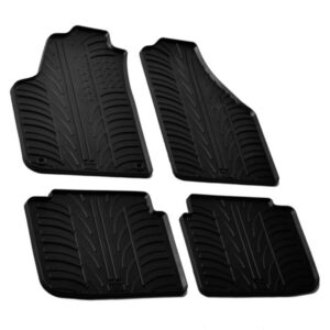 Lampa LAMPA - ΠΑΤΑΚΙΑ ΑΥΤΟΚΙΝΗΤΟΥ ΑΠΟ ΛΑΣΤΙΧΟ ΓΙΑ FIAT IDEA 05/2008-11/2012 ΣΕ ΜΑΥΡΟ ΧΡΩΜΑ ME ΚΟΥΜΠΩΜΑΤΑ - 4 ΤΕΜ.