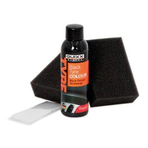 Lampa KIT ΑΝΑΝΕΩΣΗΣ ΚΑΙ ΠΡΟΣΤΑΣΙΑΣ ΕΛΑΣΤΙΚΩΝ ΣΕ ΜΑΥΡΟ ΧΡΩΜΑ QUIXX 75ml