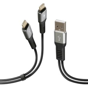 Lampa ΚΑΛΩΔΙΟ ΦΟΡΤΙΣΗΣ ΚΑΙ ΣΥΓΧΡΟΝΙΣΜΟΥ 100cm 480 MB/S 3000mA ΜΕ 2 APPLE 8 PIN (FAST CHARGE)