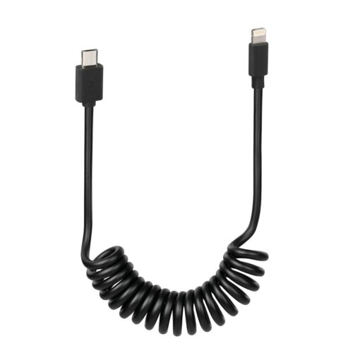 Lampa ΚΑΛΩΔΙΟ ΦΟΡΤΙΣΗΣ ΚΙΝΗΤΟΥ E-BIKE SPRING MICRO USB- APPLE 8 PIN ΣΠΙΡΑΛ 25-100cm